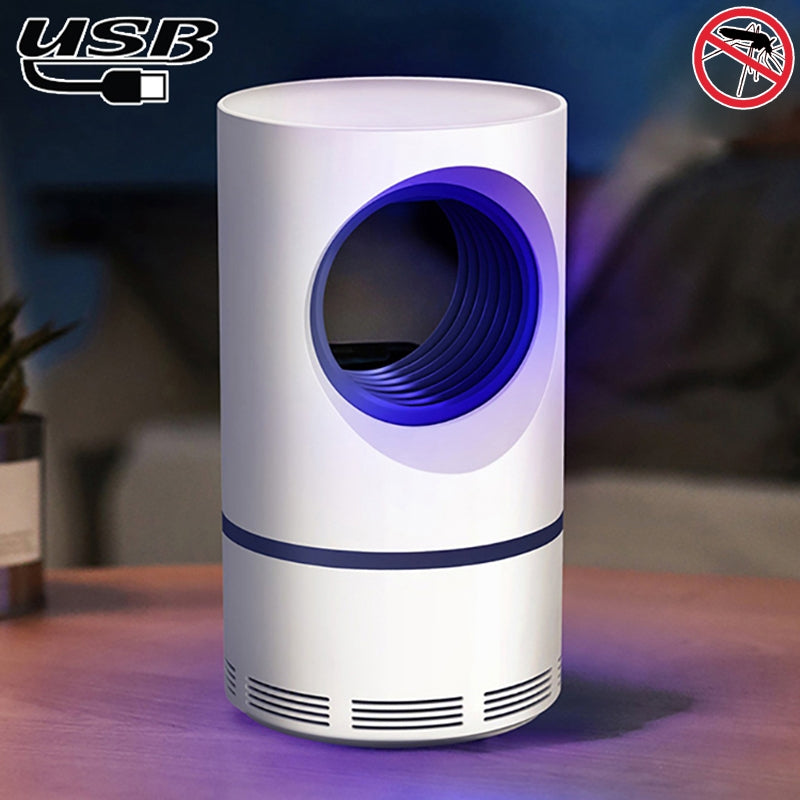 ELECTROPRIME 188 5W DC 5V 1A Cylindrical Type USB Photocatalyst Mosquito Killer Light Fly Killer Repellent, Length: 1.08m