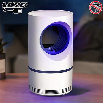 ELECTROPRIME 188 5W DC 5V 1A Cylindrical Type USB Photocatalyst Mosquito Killer Light Fly Killer Repellent, Length: 1.08m