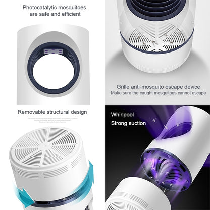 ELECTROPRIME 188 5W DC 5V 1A Cylindrical Type USB Photocatalyst Mosquito Killer Light Fly Killer Repellent, Length: 1.08m