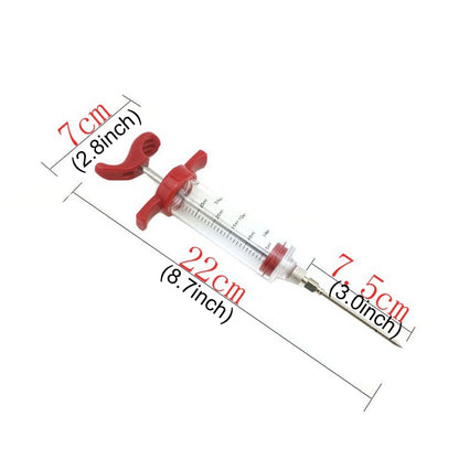 ELECTROPRIME Creative Kitchen Tools Condiment Syringe Turkey Needle Barbecue Sauce Syringes Cooking Tools