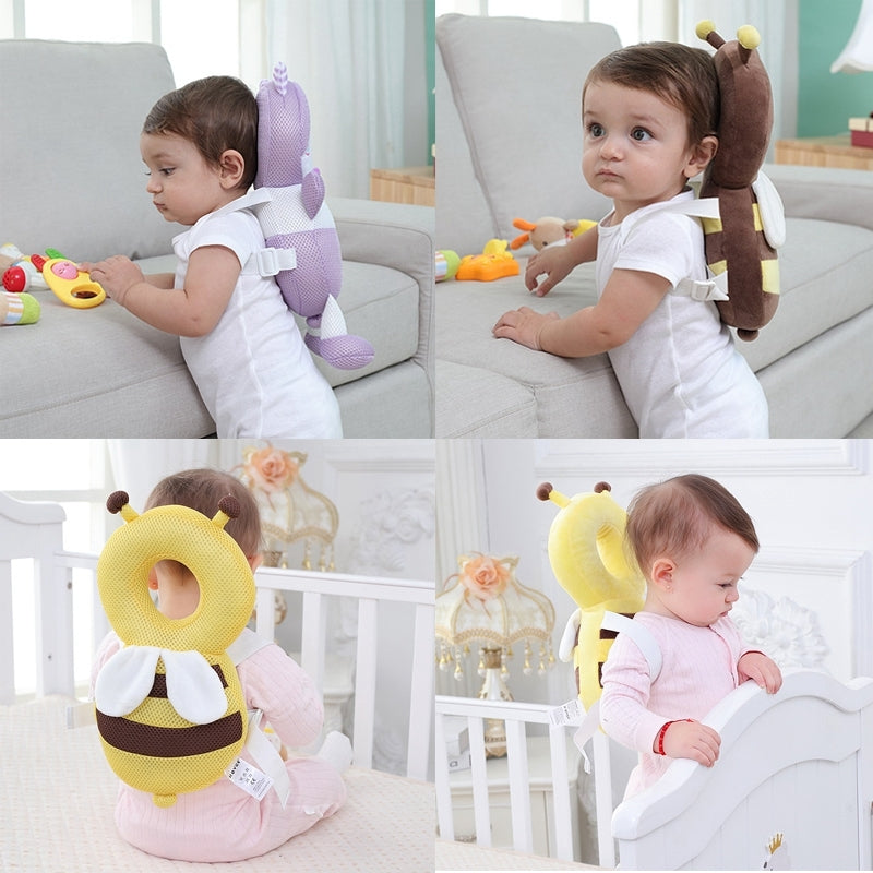 ELECTROPRIME Breathable Elephant Pattern Shockproof Head Pad for Baby Children Waliking