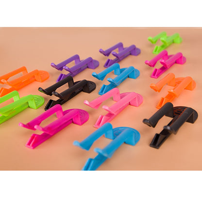 ELECTROPRIME 10pcs Universal Trash Bag Fixed Clip Waste Basket Rubbish Bin Garbage Can Clamp Rubbish Clip Non-slip Garbage Bag Clip, Random Color Delivery