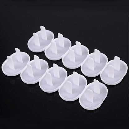 ELECTROPRIME 100 PCS 2 Hole Baby Electric Sockets Outlet Plug Safety Protection Cover for US Plugs