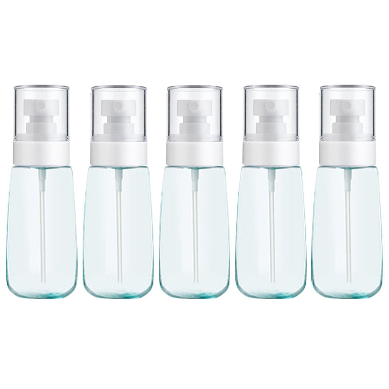 ELECTROPRIME 10 PCS Portable Refillable Plastic Fine Mist Perfume Spray Bottle Transparent Empty Spray Sprayer Bottle, 60ml(Blue)