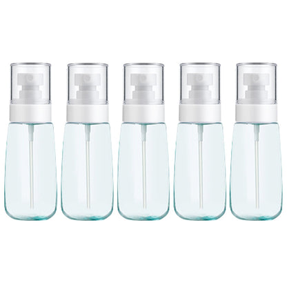 ELECTROPRIME 10 PCS Portable Refillable Plastic Fine Mist Perfume Spray Bottle Transparent Empty Spray Sprayer Bottle, 60ml(Blue)
