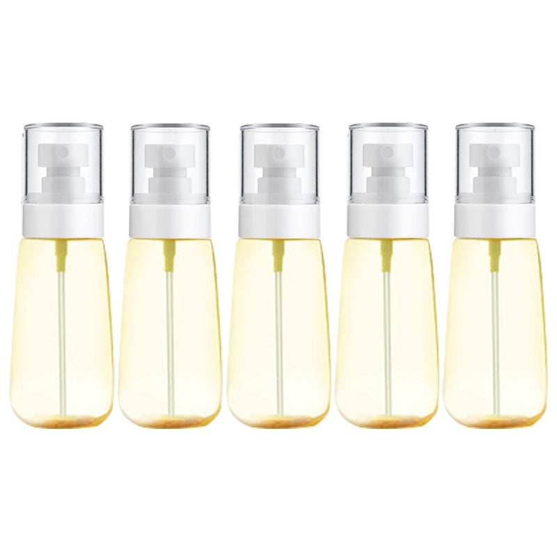 ELECTROPRIME 10 PCS Portable Refillable Plastic Fine Mist Perfume Spray Bottle Transparent Empty Spray Sprayer Bottle, 60ml(Yellow)
