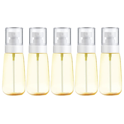 ELECTROPRIME 10 PCS Portable Refillable Plastic Fine Mist Perfume Spray Bottle Transparent Empty Spray Sprayer Bottle, 60ml(Yellow)