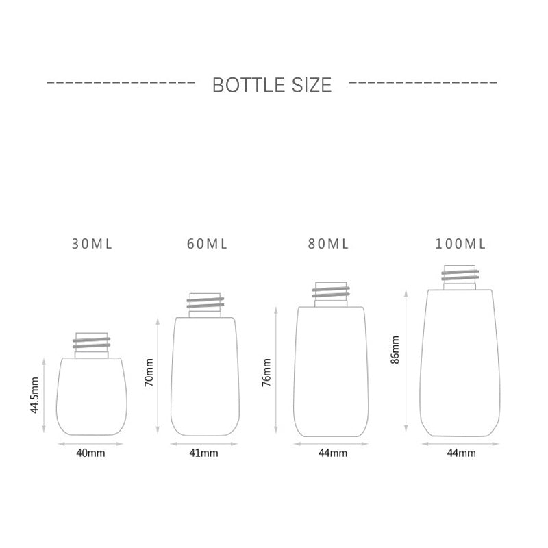ELECTROPRIME 10 PCS Portable Refillable Plastic Fine Mist Perfume Spray Bottle Transparent Empty Spray Sprayer Bottle, 60ml(Yellow)
