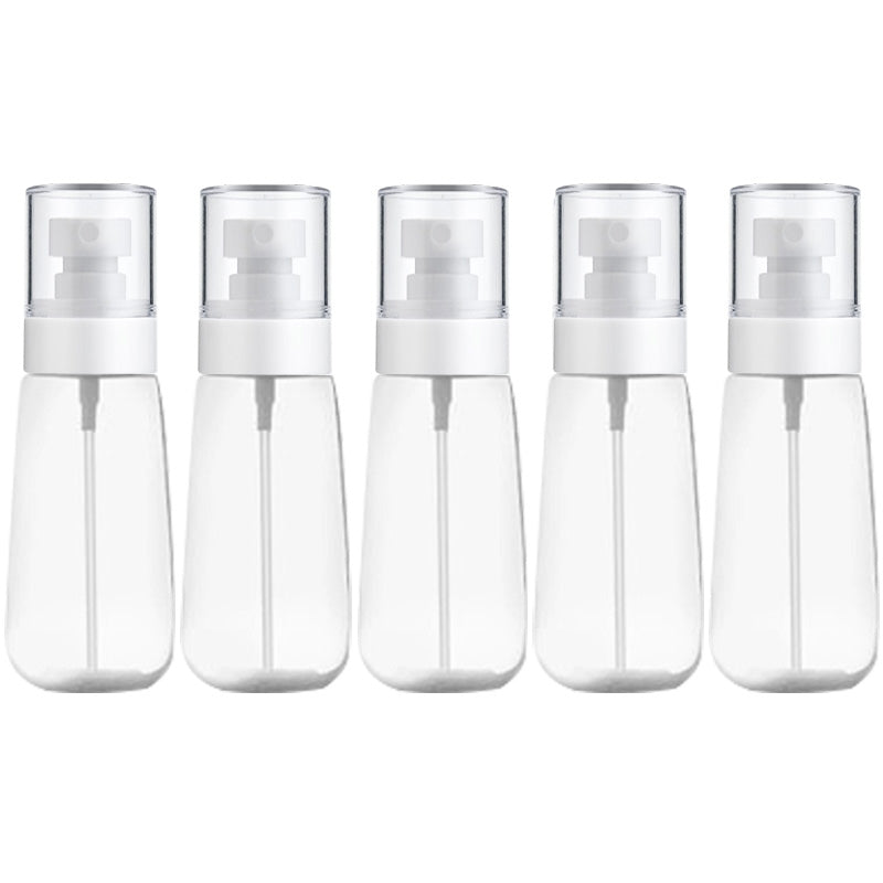 ELECTROPRIME 10 PCS Portable Refillable Plastic Fine Mist Perfume Spray Bottle Transparent Empty Spray Sprayer Bottle, 80ml(Transparent)