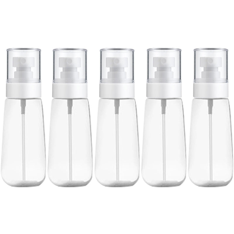 ELECTROPRIME 10 PCS Portable Refillable Plastic Fine Mist Perfume Spray Bottle Transparent Empty Spray Sprayer Bottle, 100ml(Transparent)