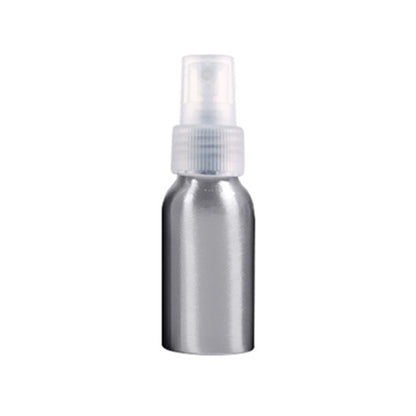 ELECTROPRIME Refillable Glass Fine Mist Atomizers Aluminum Bottle, 50ml(Transparent)