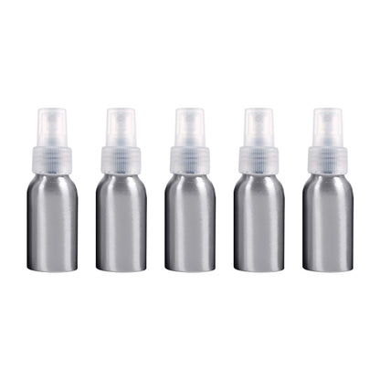 ELECTROPRIME Refillable Glass Fine Mist Atomizers Aluminum Bottle, 50ml(Transparent)