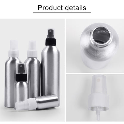 ELECTROPRIME Refillable Glass Fine Mist Atomizers Aluminum Bottle, 50ml(Transparent)