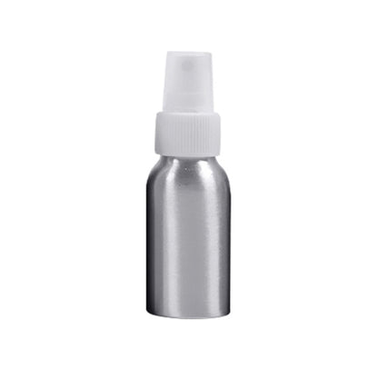 ELECTROPRIME Refillable Glass Fine Mist Atomizers Aluminum Bottle, 50ml(White)