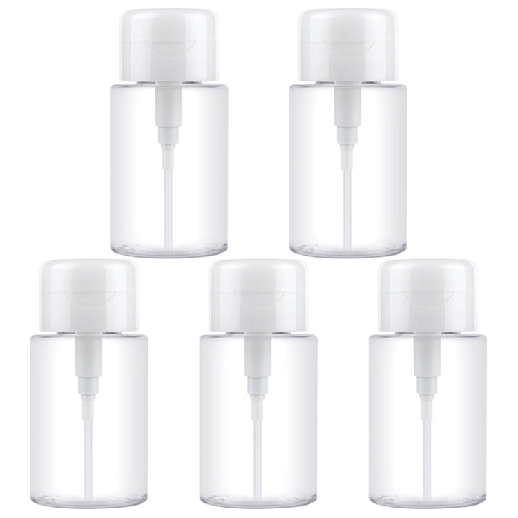 ELECTROPRIME Liquid Push Down Pump Dispenser Bottle Empty Plastic Bottle Container, 200ml