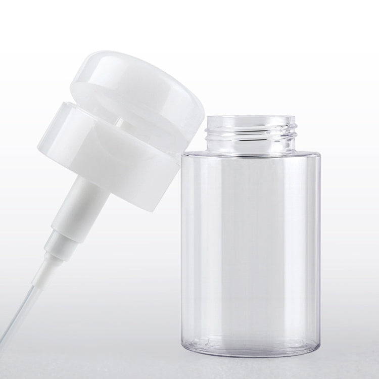 ELECTROPRIME Liquid Push Down Pump Dispenser Bottle Empty Plastic Bottle Container, 200ml