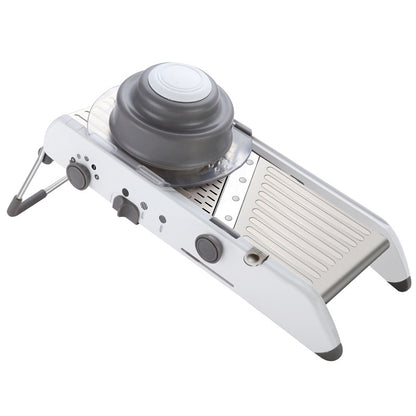 ELECTROPRIME CZ-01 Multifunctional Household Stainless Steel Manual Vegetable Cutting Machine Carrot Potato Grater (Silver)