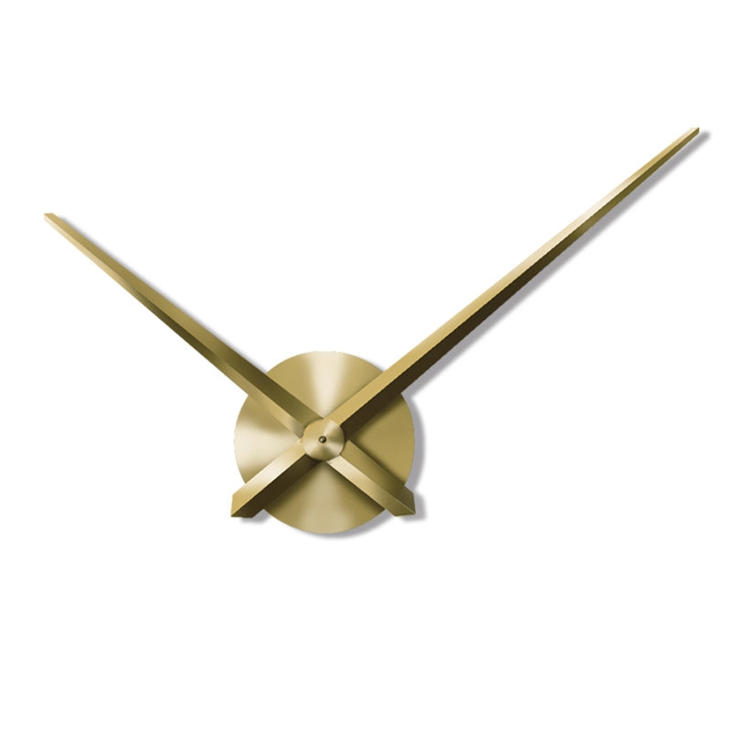 ELECTROPRIME Creative DIY Stainless Steel Wall Clock Home Office Decoration (Gold)
