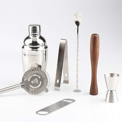 ELECTROPRIME 8 in 1 Stainless Steel Wine Cocktail Shaker Tools Set with Cloth Bag, Capacity: 350ml