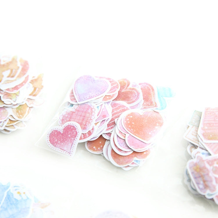 ELECTROPRIME 10 Packs Creative Waterproof PVC Sticker DIY Album Diary Watercolor Decorative Sticker, Random Delivery