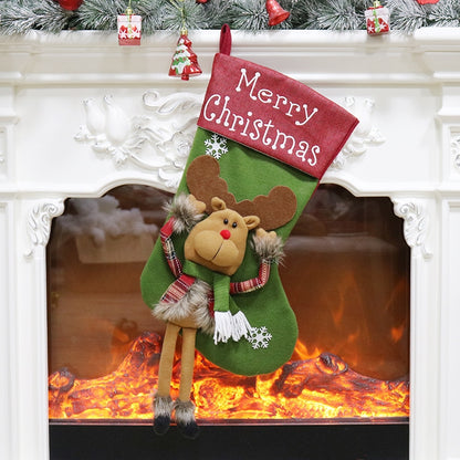 ELECTROPRIME Christmas Ornament Decoration Merry Christmas Christmas Stocking Gift Bag Pendant