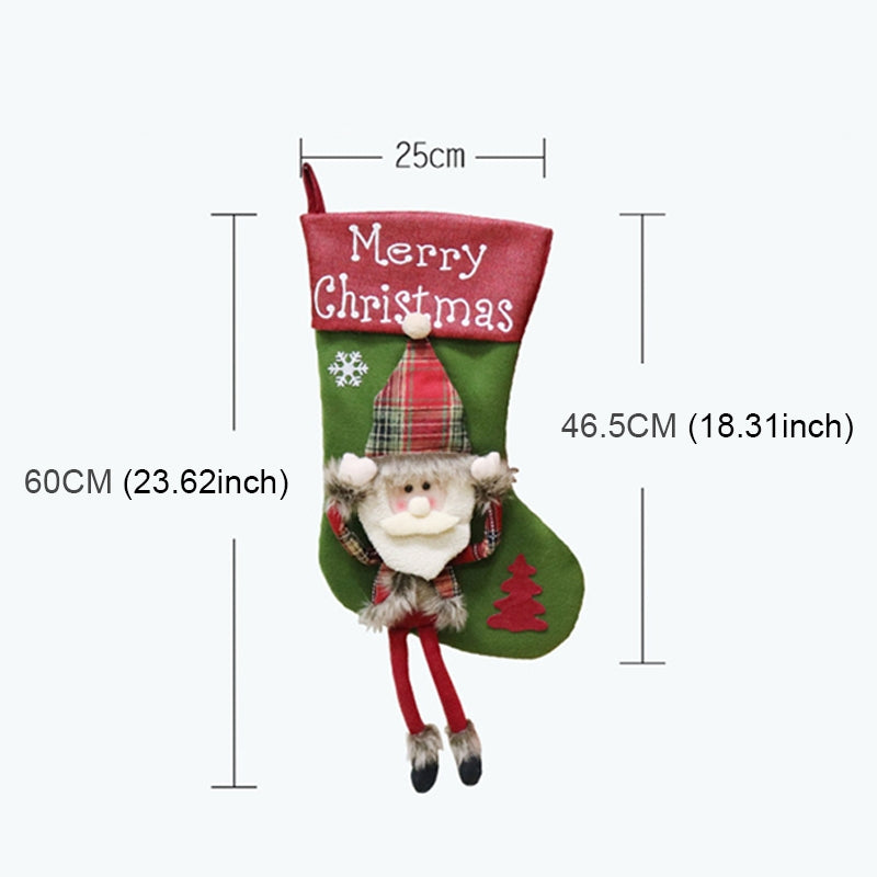 ELECTROPRIME Christmas Ornament Decoration Merry Christmas Christmas Stocking Gift Bag Pendant