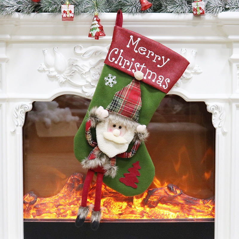 ELECTROPRIME Christmas Ornament Decoration Merry Christmas Christmas Stocking Gift Bag Pendant