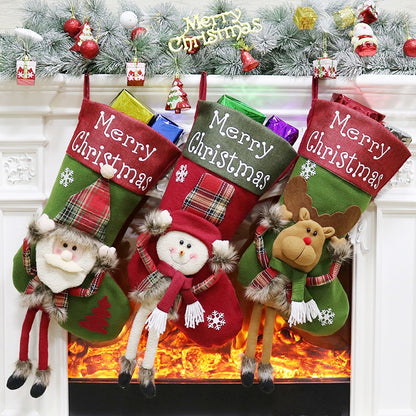 ELECTROPRIME Christmas Ornament Decoration Merry Christmas Christmas Stocking Gift Bag Pendant