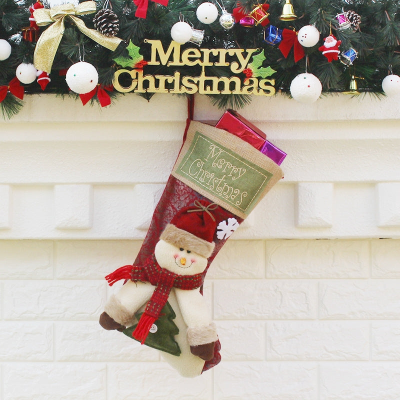 ELECTROPRIME Christmas Ornament Decoration Merry Christmas Christmas Big Stocking Gift Bag Pendant