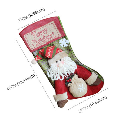ELECTROPRIME Christmas Ornament Decoration Merry Christmas Christmas Big Stocking Gift Bag Pendant