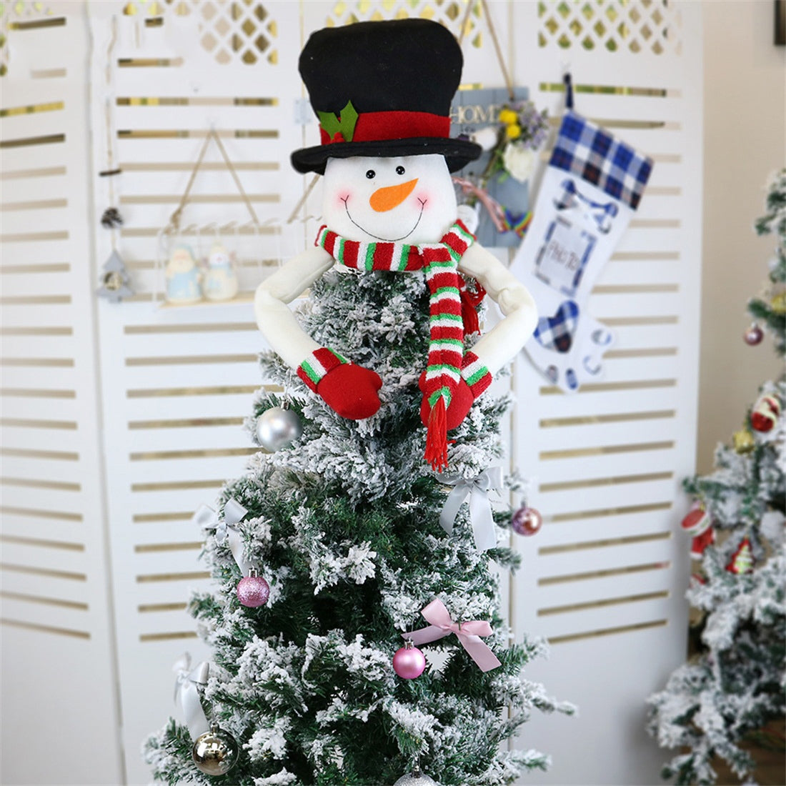 ELECTROPRIME CX20206 Snowman Pattern Christmas Tree Pendant Decoration, Size: S