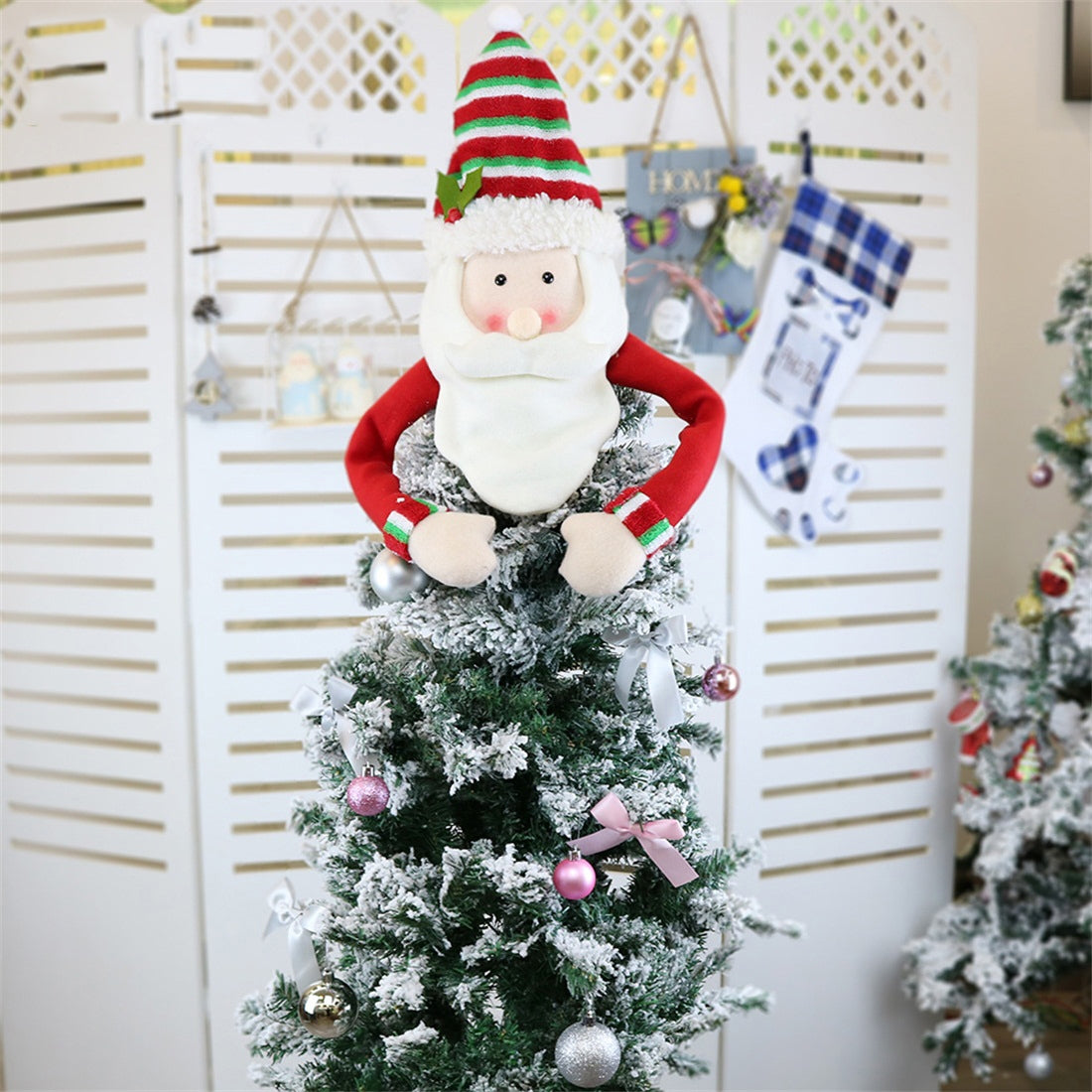 ELECTROPRIME CX20206 Santa Claus Pattern Christmas Tree Pendant Decoration, Size: S