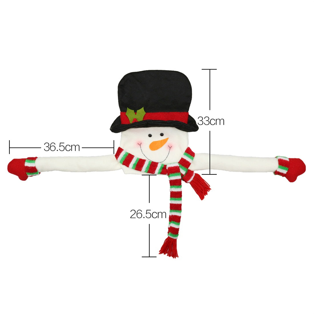 ELECTROPRIME CX20206 Santa Claus Pattern Christmas Tree Pendant Decoration, Size: S