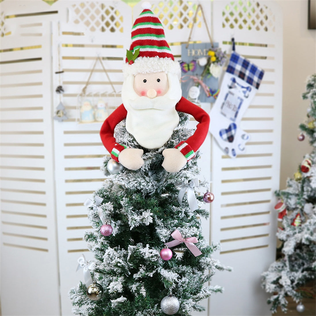 ELECTROPRIME CX20208 Santa Claus Pattern Christmas Tree Pendant Decoration, Size: L