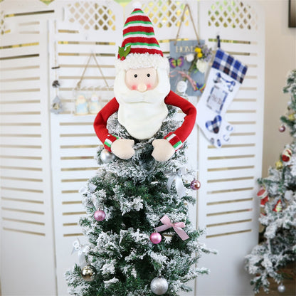 ELECTROPRIME CX20208 Santa Claus Pattern Christmas Tree Pendant Decoration, Size: L