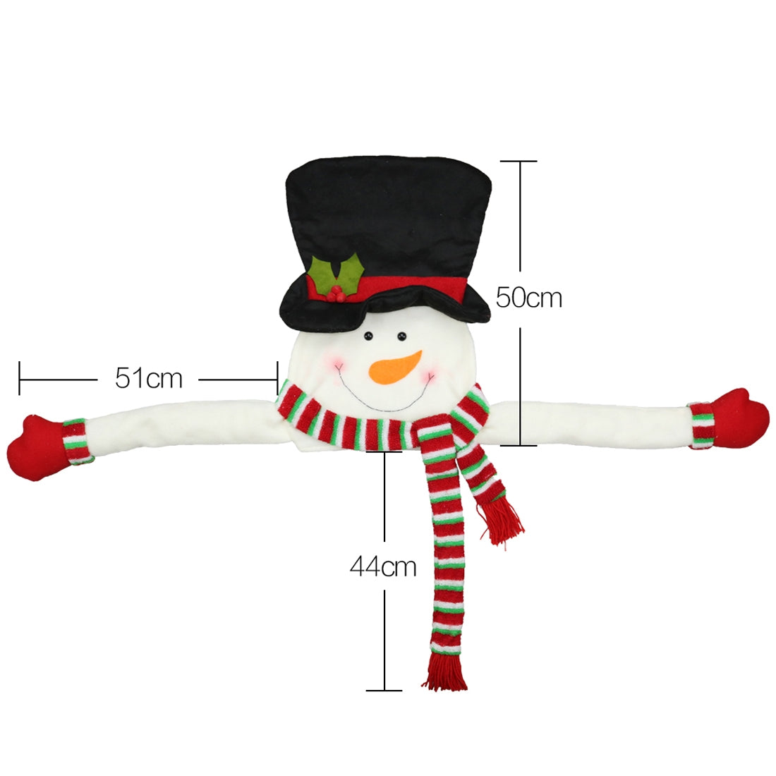ELECTROPRIME CX20208 Santa Claus Pattern Christmas Tree Pendant Decoration, Size: L