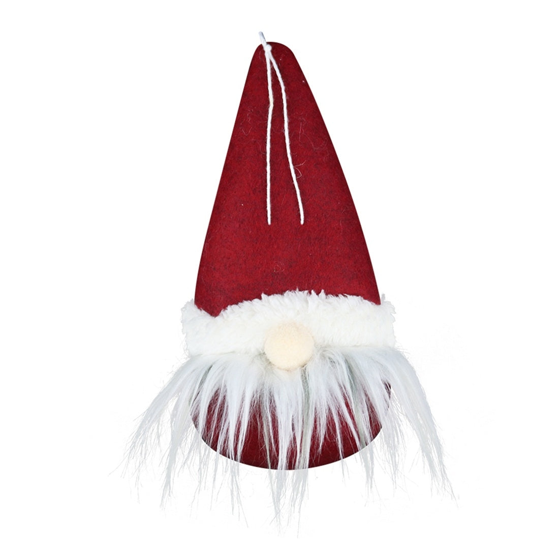 ELECTROPRIME CX20211 Circle Faceless Doll Christmas Tree Pendant Decoration(Red)