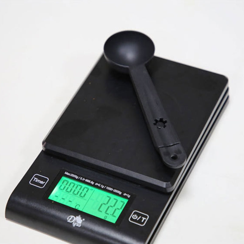 ELECTROPRIME Coffee Machine Cleaning Brush Tool with Measure Scoop Spoon