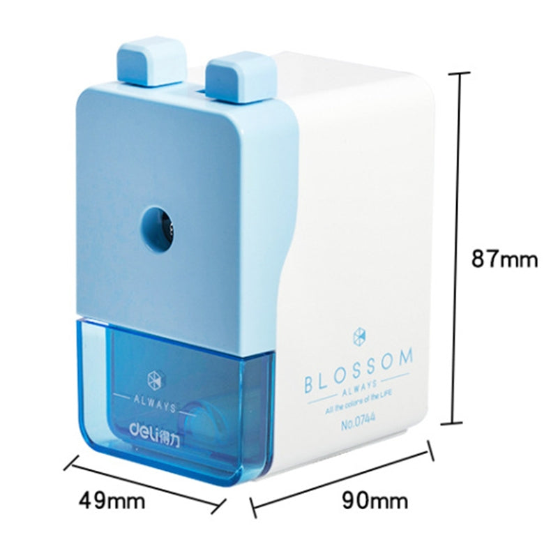 ELECTROPRIME Deli Manual Pencil Sharpener with Auto Suction Function