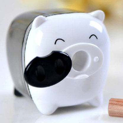 ELECTROPRIME Deli Mini Pig Manual Pencil Sharpeners Kids Friendly at Home Office School, Random Color Delivery