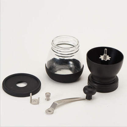 ELECTROPRIME Portable Conical Burr Mill Manual Spice Herbs Hand Grinding Machine Coffee Bean Grinder with Seal Pot