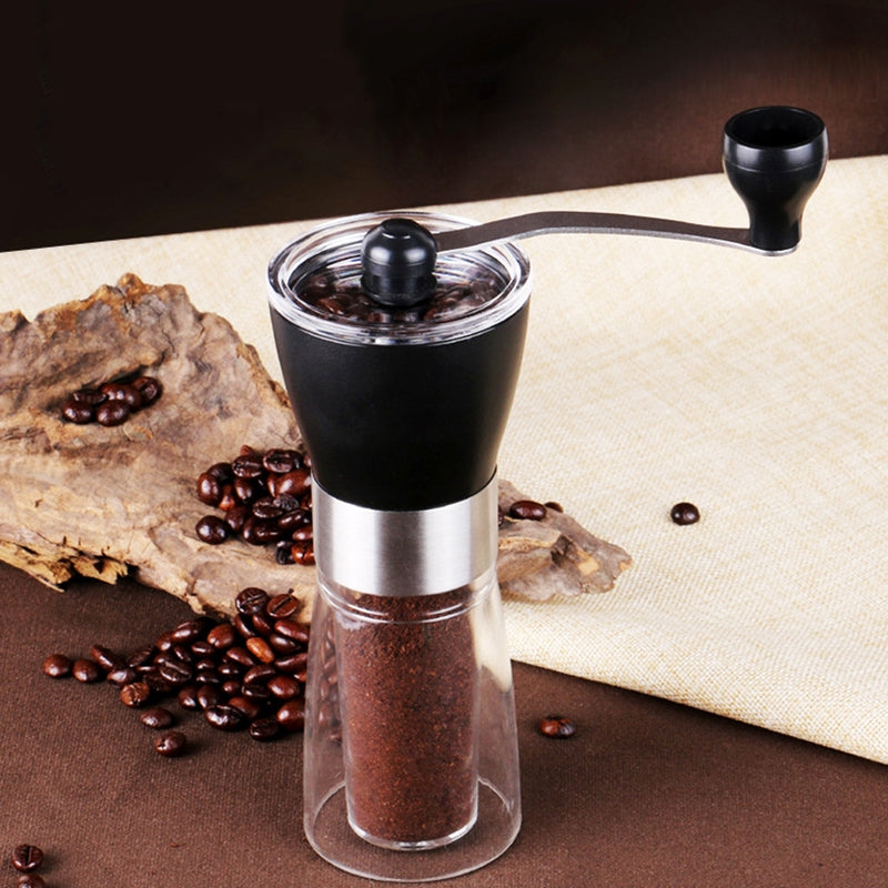 ELECTROPRIME Portable Conical Burr Mill Manual Spice Herbs Hand Grinding Machine Coffee Grinder, Capacity: 36g