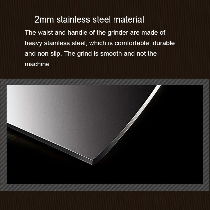 ELECTROPRIME Portable Conical Burr Mill Manual Spice Herbs Hand Grinding Machine Coffee Grinder, Capacity: 36g