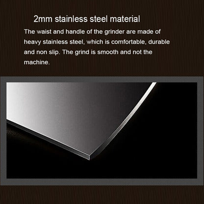 ELECTROPRIME Portable Conical Burr Mill Manual Spice Herbs Hand Grinding Machine Coffee Grinder, Capacity: 36g
