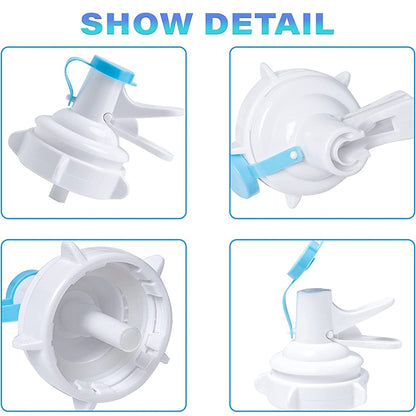 ELECTROPRIME PP Water Bottle Faucet Dispenser Valve for 55mm Crown Top Bottle with Dustproof Cover