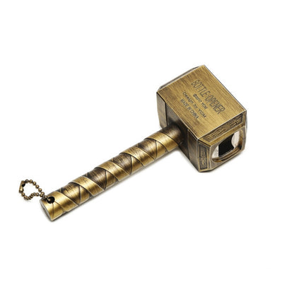 ELECTROPRIME Hammer Shape Creative Magnetic Beer Wine Bottle Opener (Bronze)