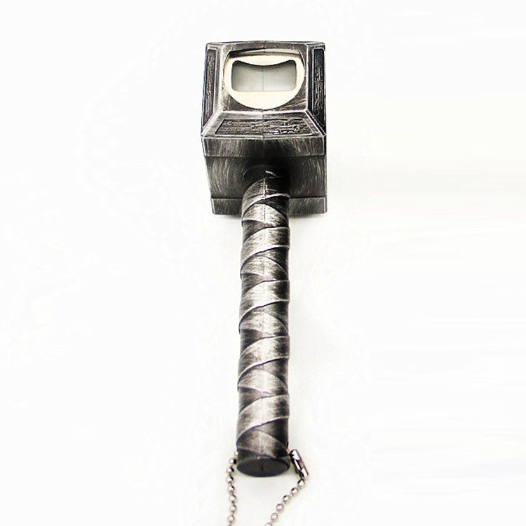 ELECTROPRIME Hammer Shape Creative Magnetic Beer Wine Bottle Opener (Silver)
