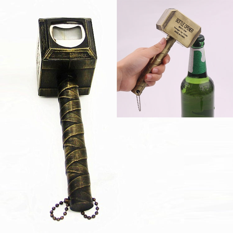 ELECTROPRIME Hammer Shape Creative Beer Wine Bottle Opener (Bronze)