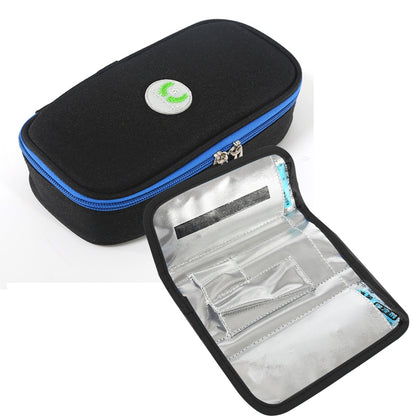 ELECTROPRIME Travel Needs Outdoor Insulated Bag Insulin Storage Bag, Size: 20.3*10*5cm(Black)