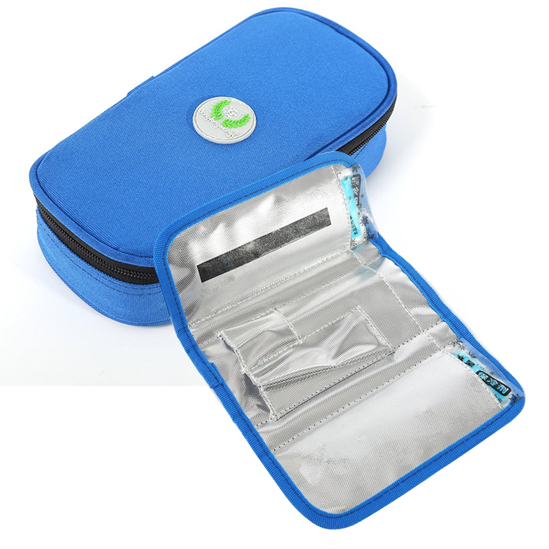 ELECTROPRIME Travel Needs Outdoor Insulated Bag Insulin Storage Bag, Size: 20.3*10*5cm(Blue)